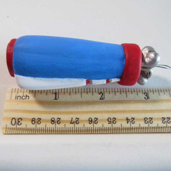 SPORTS Golf Clubs in Bag Ceramic Ornament (hangable) SOLID Christmas - Picture 2 of 6